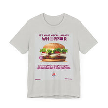 Load image into Gallery viewer, Ass Whopper Unisex Jersey Short Sleeve Tee