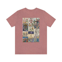 Load image into Gallery viewer, People Getting Stabbed in Medieval Manuscripts Jersey Short Sleeve Tee