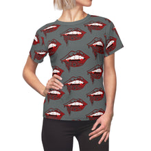 Load image into Gallery viewer, Vampire Lips Slim Fit AOP Tee