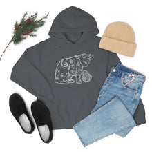 Load image into Gallery viewer, Cat Playing D&D Heavy Blend™ Hooded Sweatshirt