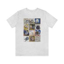 Load image into Gallery viewer, Medieval Cats Licking Their Butts Jersey Short Sleeve Tee