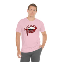 Load image into Gallery viewer, Vampire Lips Jersey Short Sleeve Tee