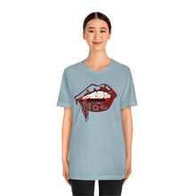 Load image into Gallery viewer, Vampire Lips Jersey Short Sleeve Tee