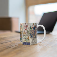 Load image into Gallery viewer, People Getting Stabbed in Medieval Art Ceramic Mug 11oz