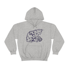 Load image into Gallery viewer, Cat Playing D&D Heavy Blend™ Hooded Sweatshirt