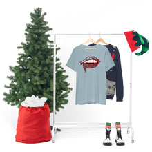 Load image into Gallery viewer, Vampire Lips Jersey Short Sleeve Tee