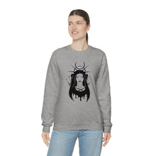 Load image into Gallery viewer, Hekate Triformis Heavy Blend™ Crewneck Sweatshirt