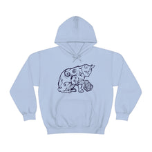 Load image into Gallery viewer, Cat Playing D&D Heavy Blend™ Hooded Sweatshirt