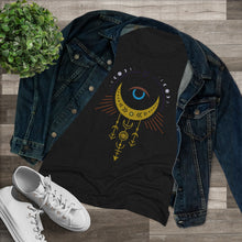Load image into Gallery viewer, Boho Moon Slim Fit Triblend Tee