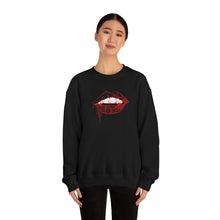 Load image into Gallery viewer, Vampire Lips Heavy Blend™ Crewneck Sweatshirt