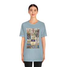 Load image into Gallery viewer, People Getting Stabbed in Medieval Manuscripts Jersey Short Sleeve Tee