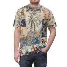 Load image into Gallery viewer, People Getting Stabbed in Medieval Manuscripts AOP  Tee