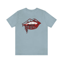 Load image into Gallery viewer, Vampire Lips Jersey Short Sleeve Tee