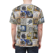 Load image into Gallery viewer, Medieval Cats Licking Their Butts  AOP  Tee