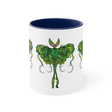Load image into Gallery viewer, Luna Moth Accent Coffee Mug, 11oz