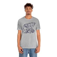 Load image into Gallery viewer, Cat Playing D&D Jersey Short Sleeve Tee
