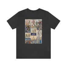 Load image into Gallery viewer, People Getting Stabbed in Medieval Manuscripts Jersey Short Sleeve Tee