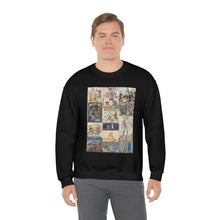 Load image into Gallery viewer, People Getting Stabbed In Medieval Manuscripts Heavy Blend™ Crewneck Sweatshirt