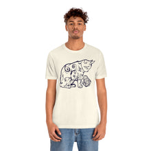 Load image into Gallery viewer, Cat Playing D&D Jersey Short Sleeve Tee