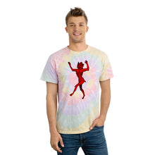 Load image into Gallery viewer, Dancing Demon Tie-Dye Tee, Spiral