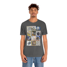 Load image into Gallery viewer, Medieval Cats Licking Their Butts Jersey Short Sleeve Tee