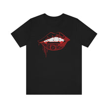 Load image into Gallery viewer, Vampire Lips Jersey Short Sleeve Tee