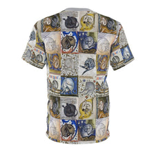 Load image into Gallery viewer, Medieval Cats Licking Their Butts  AOP  Tee