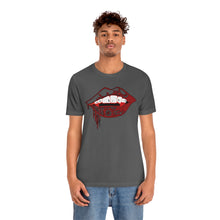 Load image into Gallery viewer, Vampire Lips Jersey Short Sleeve Tee