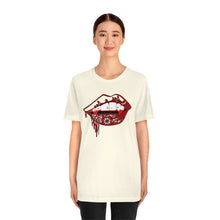 Load image into Gallery viewer, Vampire Lips Jersey Short Sleeve Tee