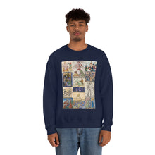 Load image into Gallery viewer, People Getting Stabbed In Medieval Manuscripts Heavy Blend™ Crewneck Sweatshirt