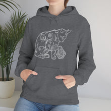 Load image into Gallery viewer, Cat Playing D&D Heavy Blend™ Hooded Sweatshirt
