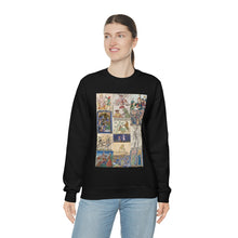 Load image into Gallery viewer, People Getting Stabbed In Medieval Manuscripts Heavy Blend™ Crewneck Sweatshirt