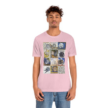 Load image into Gallery viewer, Medieval Cats Licking Their Butts Jersey Short Sleeve Tee