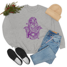 Load image into Gallery viewer, Hamsa Heavy Blend™ Crewneck Sweatshirt