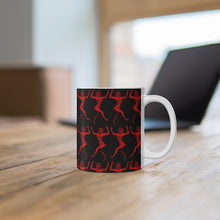 Load image into Gallery viewer, Dancing Demons Ceramic Mug 11oz