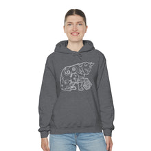 Load image into Gallery viewer, Cat Playing D&D Heavy Blend™ Hooded Sweatshirt