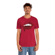 Load image into Gallery viewer, Vampire Lips Jersey Short Sleeve Tee