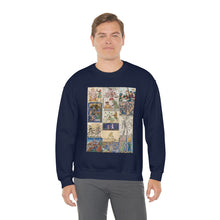 Load image into Gallery viewer, People Getting Stabbed In Medieval Manuscripts Heavy Blend™ Crewneck Sweatshirt