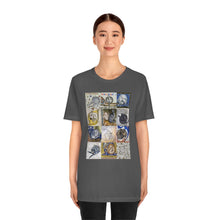 Load image into Gallery viewer, Medieval Cats Licking Their Butts Jersey Short Sleeve Tee