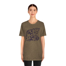 Load image into Gallery viewer, Cat Playing D&D Jersey Short Sleeve Tee