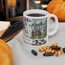 Load image into Gallery viewer, Medieval Knights Fighting Snails Ceramic Mug 11oz