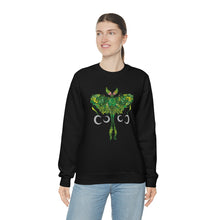 Load image into Gallery viewer, Luna Moth  Heavy Blend™ Crewneck Sweatshirt