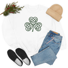 Load image into Gallery viewer, Celtic Shamrock Heavy Blend™ Crewneck Sweatshirt