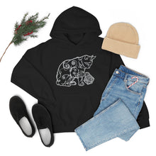 Load image into Gallery viewer, Cat Playing D&D Heavy Blend™ Hooded Sweatshirt