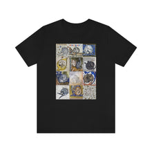 Load image into Gallery viewer, Medieval Cats Licking Their Butts Jersey Short Sleeve Tee