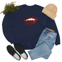 Load image into Gallery viewer, Vampire Lips Heavy Blend™ Crewneck Sweatshirt