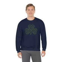 Load image into Gallery viewer, Celtic Shamrock Heavy Blend™ Crewneck Sweatshirt