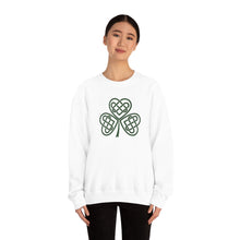 Load image into Gallery viewer, Celtic Shamrock Heavy Blend™ Crewneck Sweatshirt