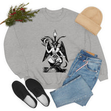 Load image into Gallery viewer, Baphomet Heavy Blend™ Crewneck Sweatshirt