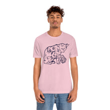 Load image into Gallery viewer, Cat Playing D&D Jersey Short Sleeve Tee